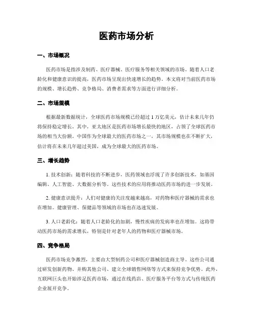 医药市场分析