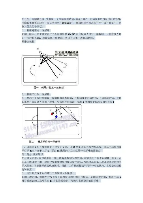 桌球经典秘籍