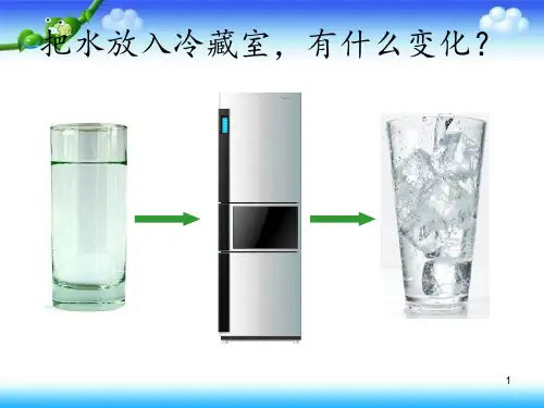 教科版三年级上册科学《水结冰了 》 ppt课件