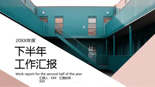 商务风工作总结PPT模板(4套)
