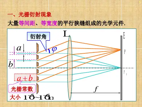 高二物理竞赛-衍射光栅课件