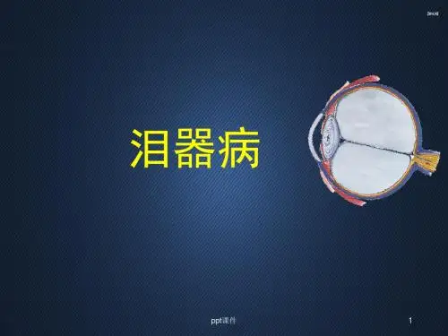 泪道疾病  ppt课件