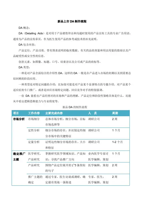 DA的设计流程