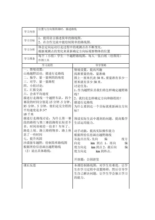 绘制定向运动图