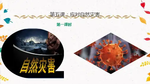 部编版小学道德与法治六年级下册第五课《应对自然灾害》课件