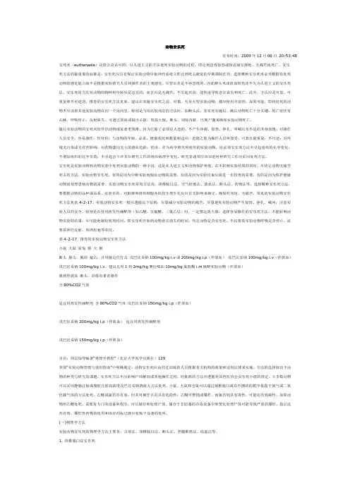 动物安乐死