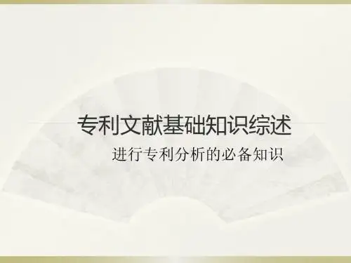 专利文献基础知识