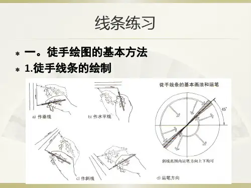 线条明暗练习