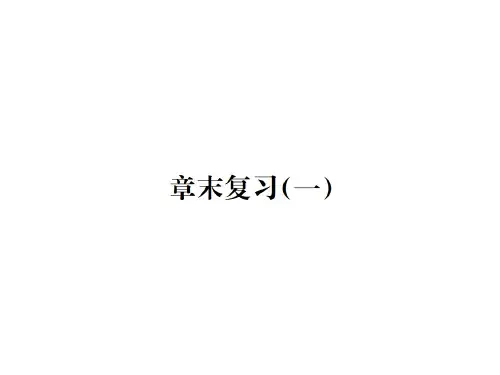 秋七年级浙教版科学上册课件：第2章 章末复习(一) (共23张PPT)