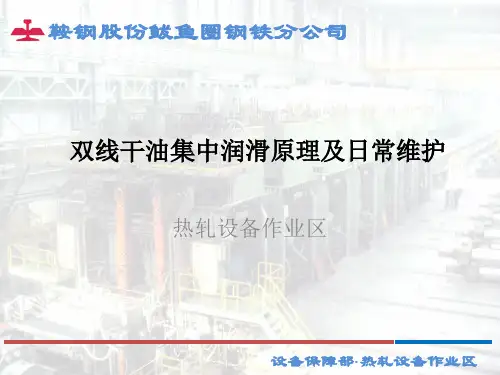 双线干油润滑原理教学内容