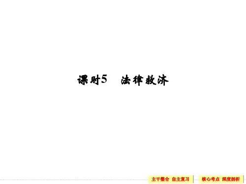 高中思想政治选修五(生活中的法律常识)x5-5教学课件