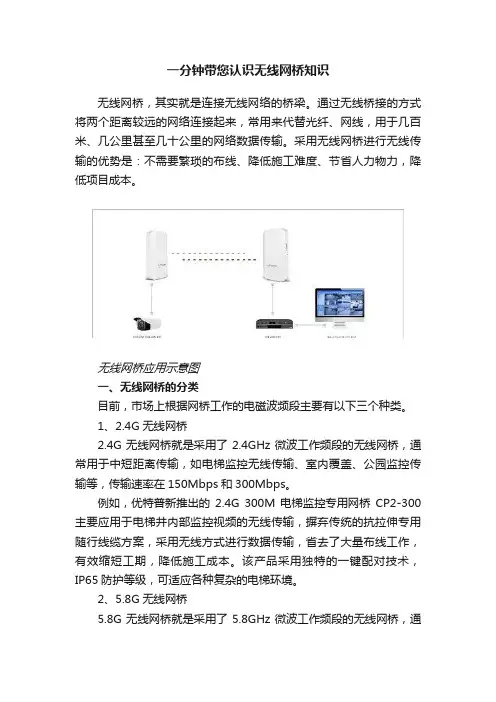 一分钟带您认识无线网桥知识