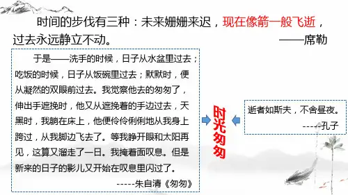 第08课 《时间的脚印》-八年级语文下册课件