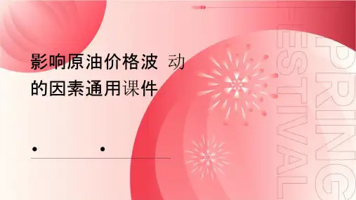 影响原油价格波动的因素通用课件