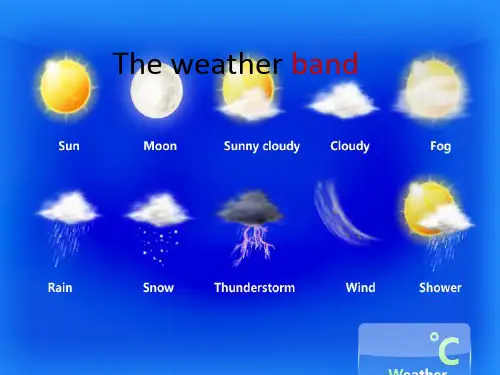 Unit3Gheweatherband(课件)剑桥少儿英语三级上册