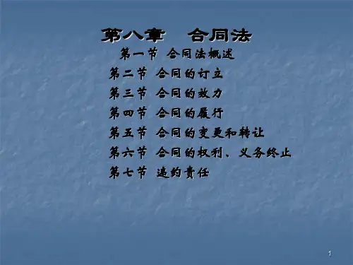 经济法合同法ppt课件