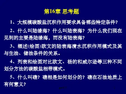 《碳酸盐岩沉积相》PPT课件