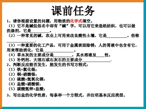人教版九年级化学《化学肥料》课件