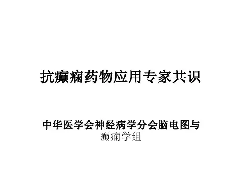 抗癫痫药物应用专家共识