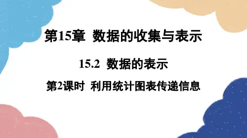 华师版数学八年级上册1数据的表示第2课时利用统计图表传递信息课件