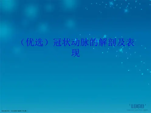 演示文稿冠状动脉的解剖及表现