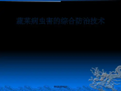 蔬菜病虫害综合防治技术