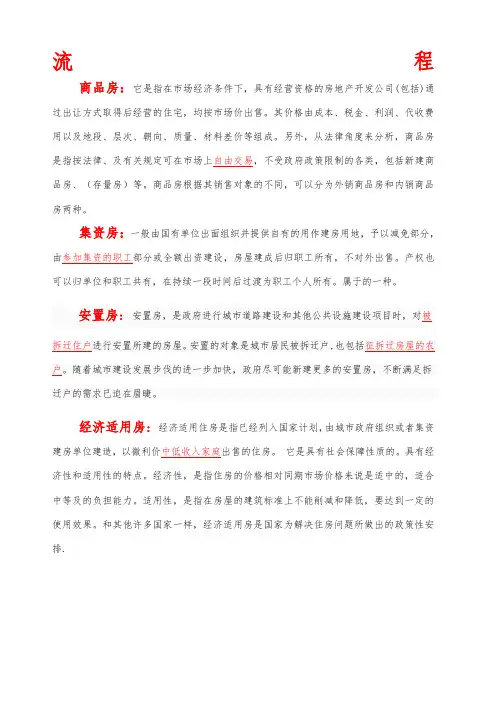 住房按揭贷款流程