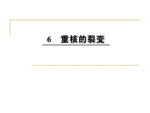 重核的裂变 课件