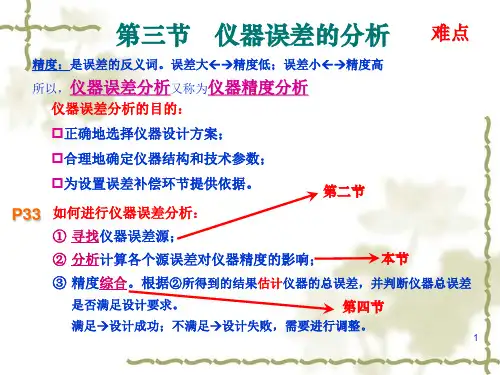 测控仪器设计第2章——第3节