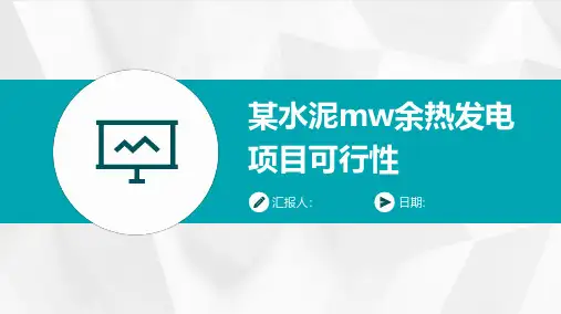 某水泥MW余热发电项目可行性