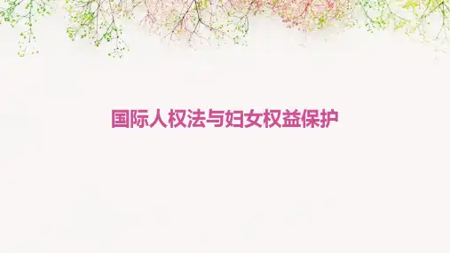国际人权法与妇女权益保护