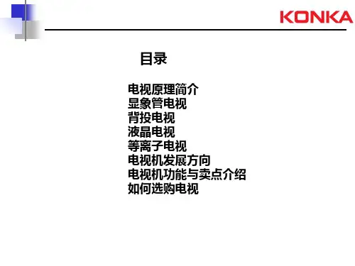 电视机销售系统培训的资料共81页文档
