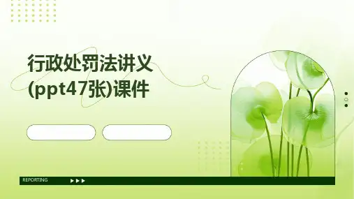 2024版行政处罚法讲义(ppt47张)课件