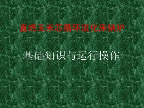 直燃玉米芯循环流化床锅炉基础知识与运行操作