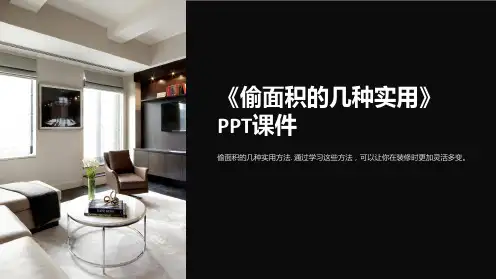 《偷面积的几种实用》课件