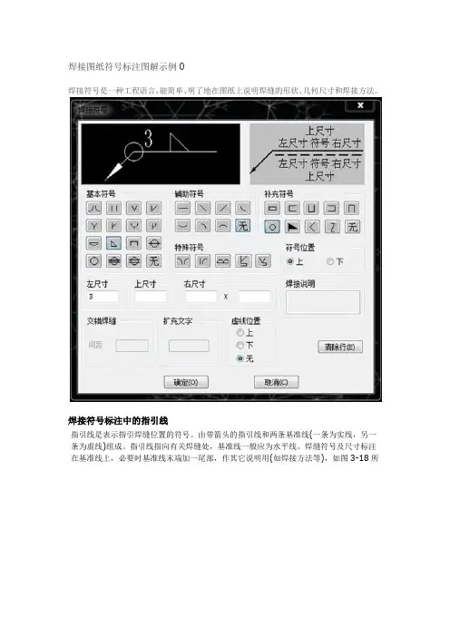 焊接图纸符号标注图解示例0