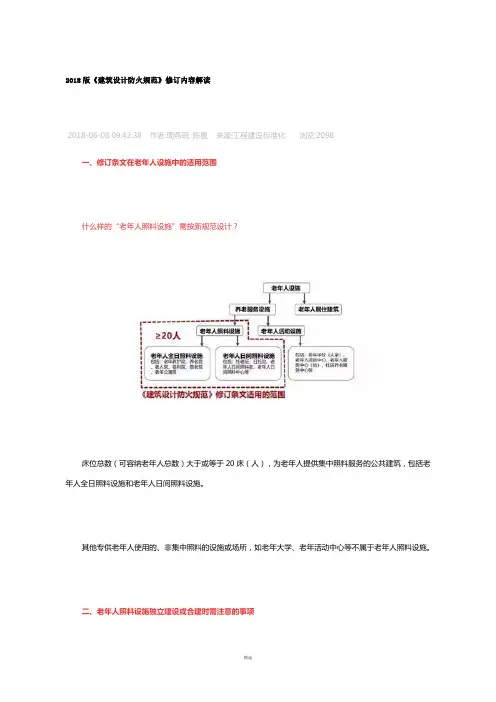 2018版《建筑设计防火规范》修订内容解读