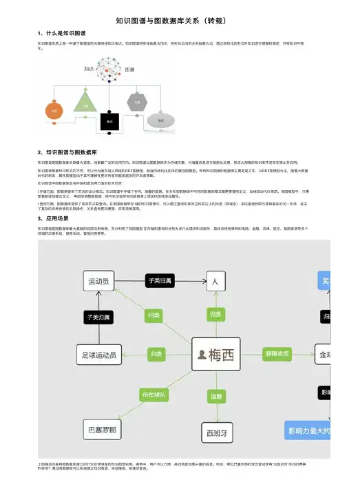 知识图谱与图数据库关系（转载）