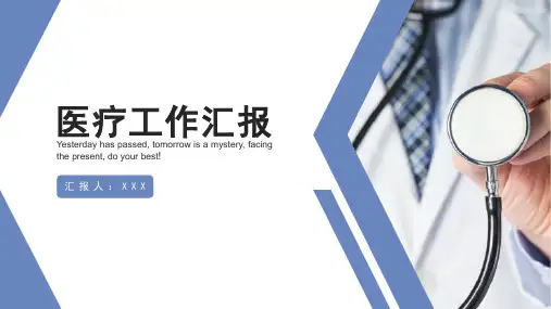 商务风医疗工作汇报PPT模板