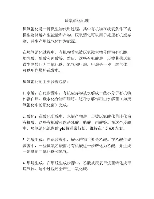 厌氧消化机理