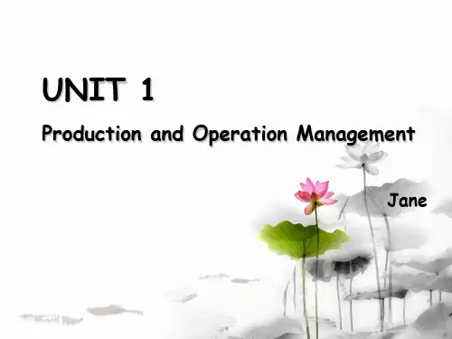 商务英语阅读教程Unit 1