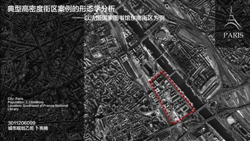 典型高密度街区案例的形态学分析——以法国国家图书馆东南为例