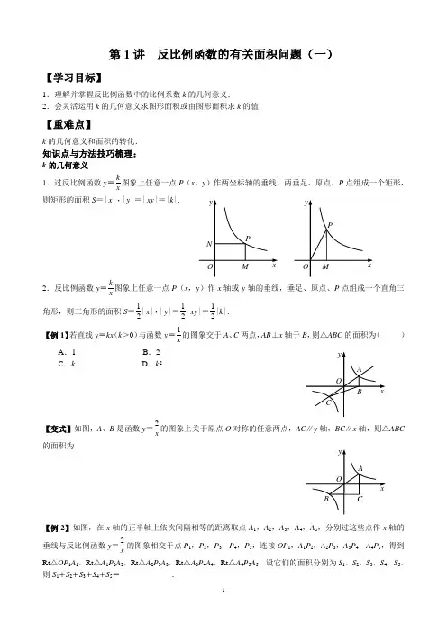 2020中考专题复习----反比例函数