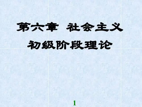 社会主义初级阶段理论精选全文