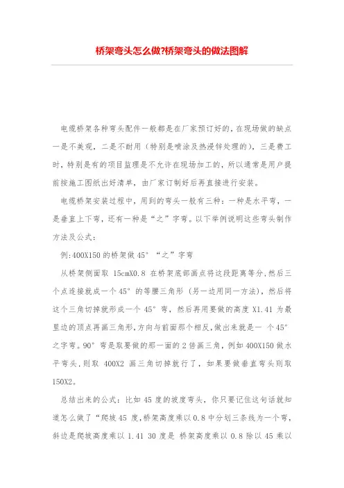 桥架弯头怎么做-桥架弯头的做法图解