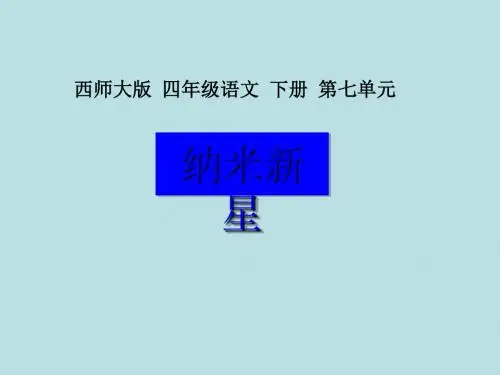 纳米新星课件全面版