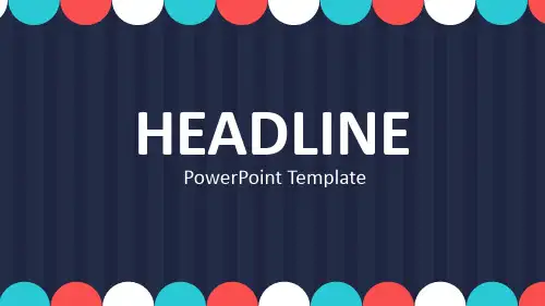 深蓝背景通用ppt