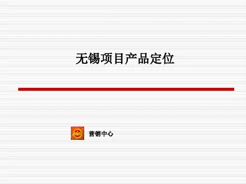 无锡太湖广场项目定位报告报告