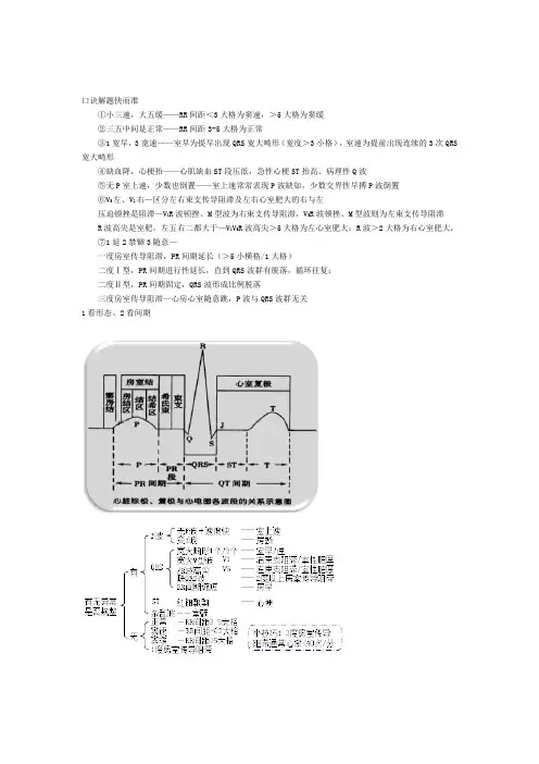 如何看懂心电图步骤