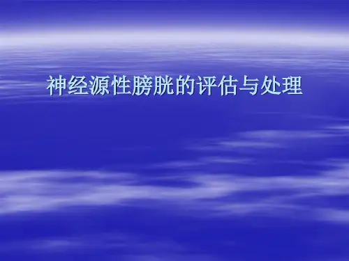 神经源性膀胱的评估与处理
